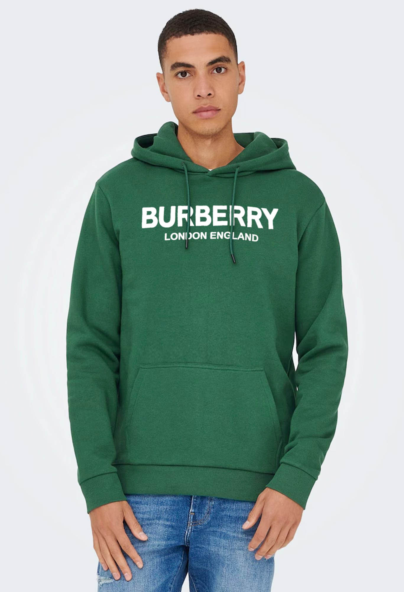 Burbry Classic Pullover Men Fleece Hoodie