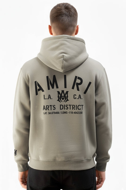 Amri Arts District Slogan Men's Fleece Hoodie